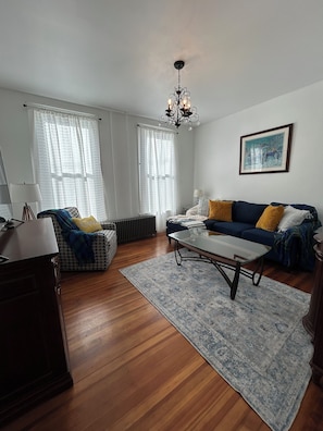 Living area - Fabulous 2-bedroom apartment in fantastic Schenectady NY with WiFi (Schenectady)