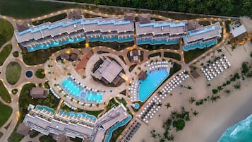 Front of property – evening/night