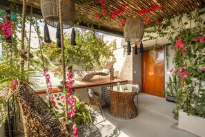 Outdoor dining - Ph Private Pool&Rooftop/5 Min Cenotes/12 Min Beach (Tulum)