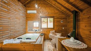 Comfort-Ferienhütte | Wohnbereich