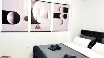 2 Schlafzimmer, Schreibtisch, kostenloses WLAN, Bettwäsche