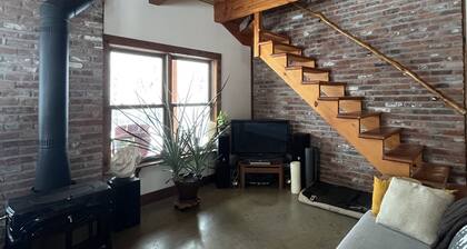 Quiet mountain top with a view