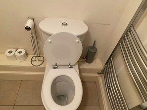 Apartment | Bathroom | Separate bathtub and shower, deep-soaking bathtub, towels, toilet paper - Modern Apt 3 Bedrooms Near Dundrum (Dublin)