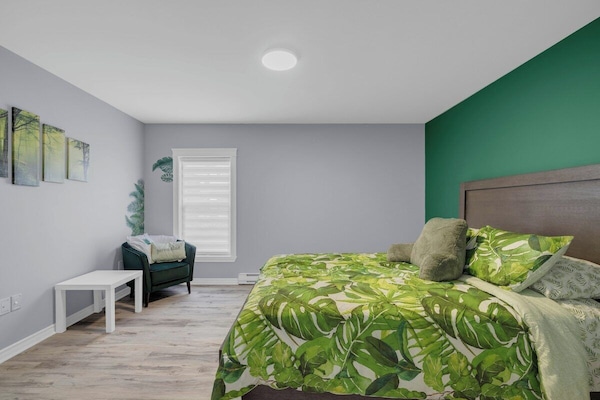 Master bedroom/accent wall