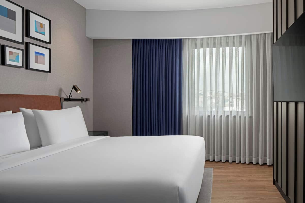 Suite Premium, 1 cama King size, para no fumadores, vista a la ciudad | 1 habitación, ropa de cama hipoalergénica y minibar