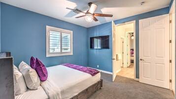 6 bedrooms, iron/ironing board, travel crib, WiFi