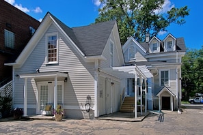 Superior suite, niet-roken, uitzicht op tuin | Terras