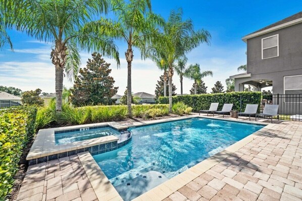 Pool - 5BR Themed Villa • Theatre Room • Near Disney (Kissimmee)