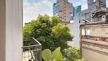 Comfort-lejlighed - 1 soveværelse - balkon - byudsigt | Balkon