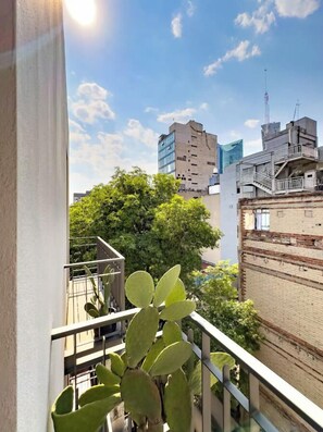 Apartamento Confort, 1 habitación, balcón, vistas a la ciudad (4) | Balcony - Lasai Casa Puebla  (Mexico City)