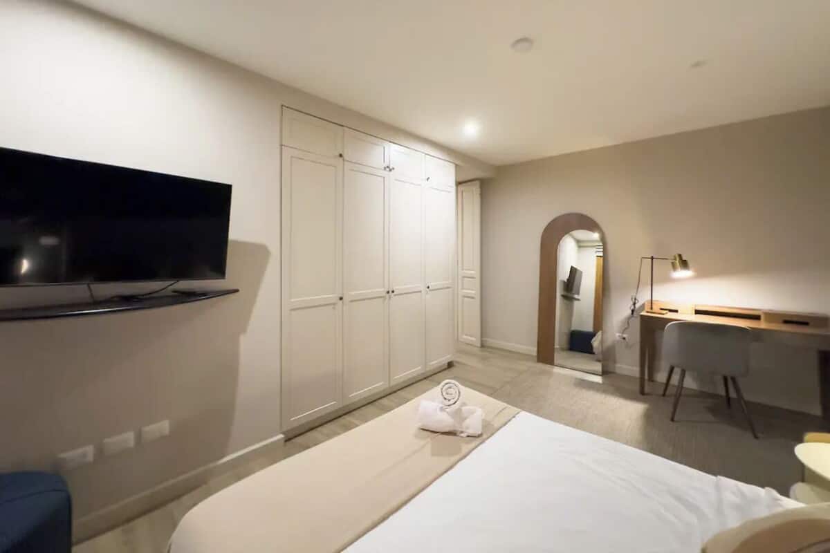 1 slaapkamer, lakens van Egyptisch katoen, luxe beddengoed
