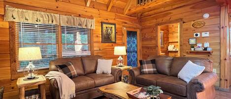 Smart-tv, een open haard en videospelletjes