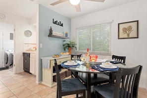 Dining - SEAbbatical by the Wharf, 2 BD, 2 BA Duplex, Walk to Beach (Santa Barbara)