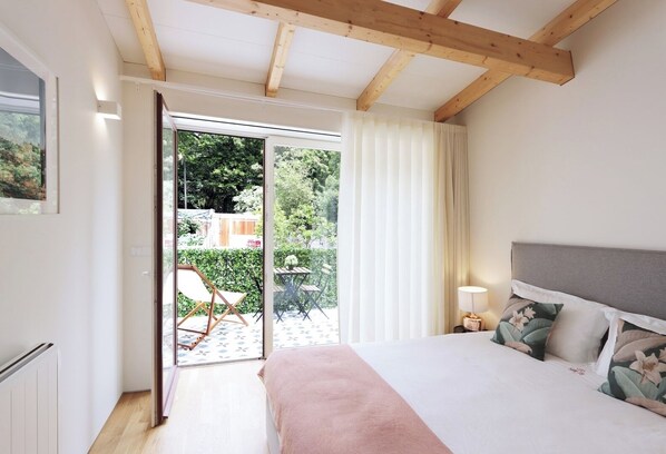 1 makuuhuone, silitysrauta/-lauta, vauvan matkasänky, Wi-Fi