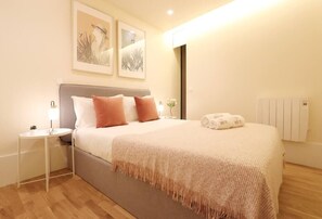 2 bedrooms, iron/ironing board, travel crib, WiFi