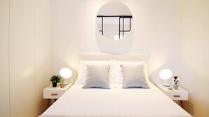 1 室のベッドルーム、アイロン / アイロン台、WiFi、ベッドシーツ