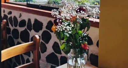 Lodging in Ollantaytambo living inka city with viewpoint to mountains