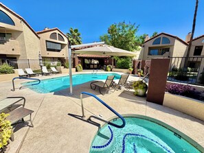 Pool - Super Central Scottsdale Location, 2-Bedroom 2-Bath 2 Balcony, Cozy Corner Condo (Scottsdale)