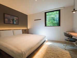 2 bedrooms, desk, free WiFi, bed sheets - Rakuten STAY TERRACE Hakone Kowakudani C 2 queen beds  1 king bed / Ashigarashimo-gun Kanagawa (Ashigarashimo-gun)