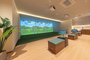 Indoor golf driving range - Weave Suites - Sunyu Parkside (Seoul)