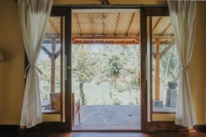 Uitzicht vanuit accommodatie