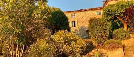 Blick von der Unterkunft