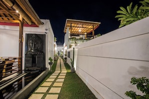 Majoituspaikan julkisivu