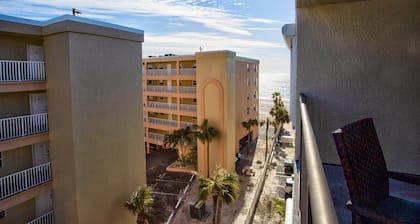 Updated Top-Floor Beachfront Condo with Heated Pool, Views, and Steps to John’s Pass Village!