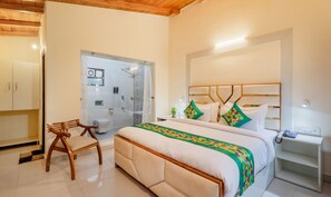 Superior Room, Courtyard View | Individually furnished, desk, blackout drapes, iron/ironing board - Treebo Corbett Hideout Dada's (Ramnagar)