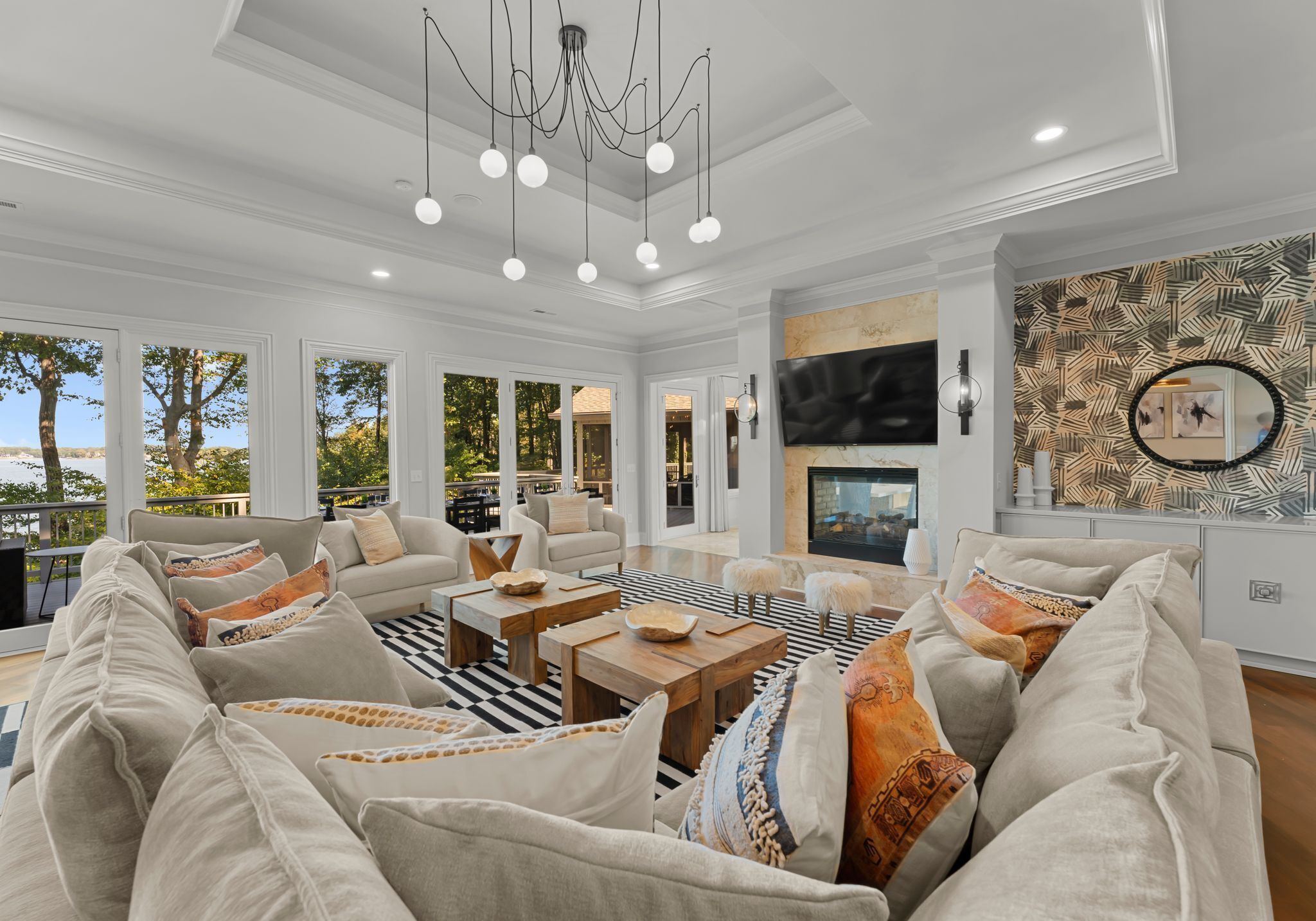 Smart-tv en een kantoor