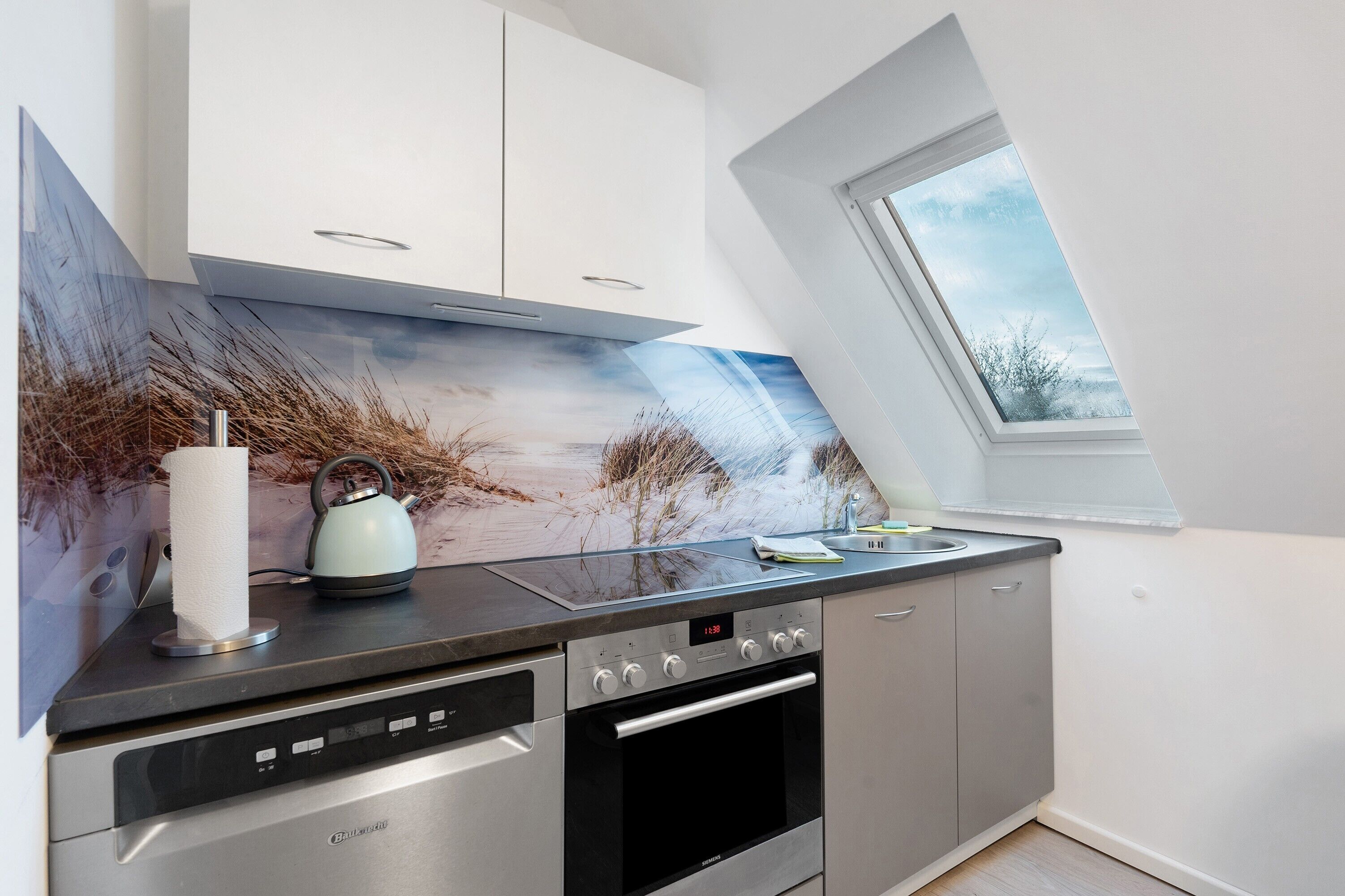 Kühlschrank, Ofen, Herdplatte, Geschirrspüler