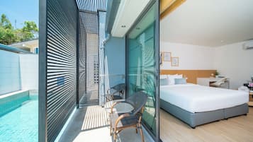 Premier Deluxe Pool Access | Pillowtop-Betten, Zimmersafe, individuell dekoriert, Schreibtisch