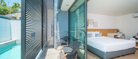 Pillowtop beds, in-room safe, individually decorated, desk