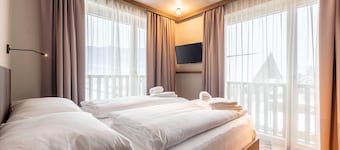 Premium holiday apartment with balcony and sauna