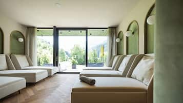 Sauna, 1 treatment room, massages