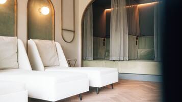 Sauna, 1 treatment room, massages