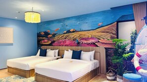 Premium bedding, in-room safe, desk, laptop workspace - Yellow Bee Resort Cililitan  (Jakarta)