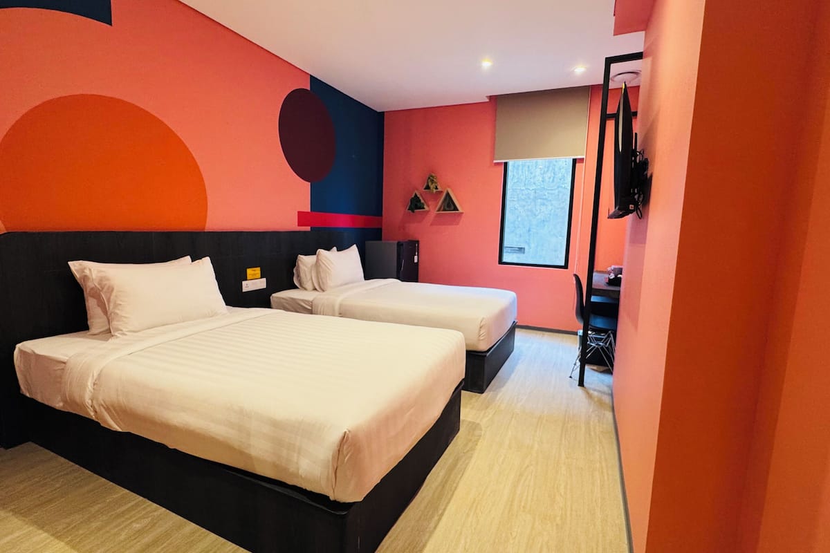 Camera Superior con 2 letti singoli | Biancheria da letto di alta qualità, una cassaforte in camera