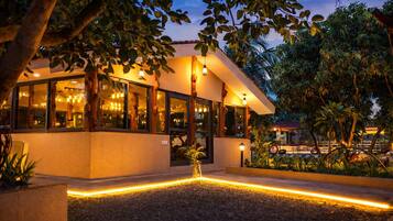 Front of property – evening/night