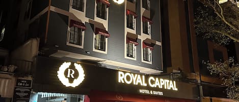 Façade de l’hébergement