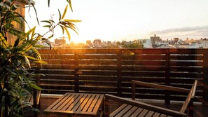 Villa Deluxe, cucina, vista città | Terrazza/patio