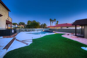 Una piscina climatizada