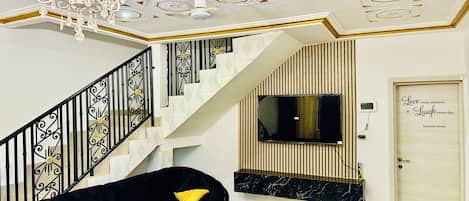 Villa, 4 camere da letto, fumatori, balcone | Area soggiorno