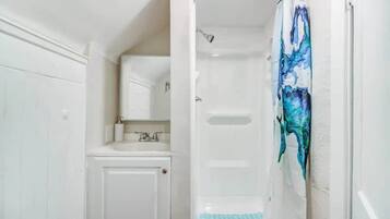 Een douche, een haardroger