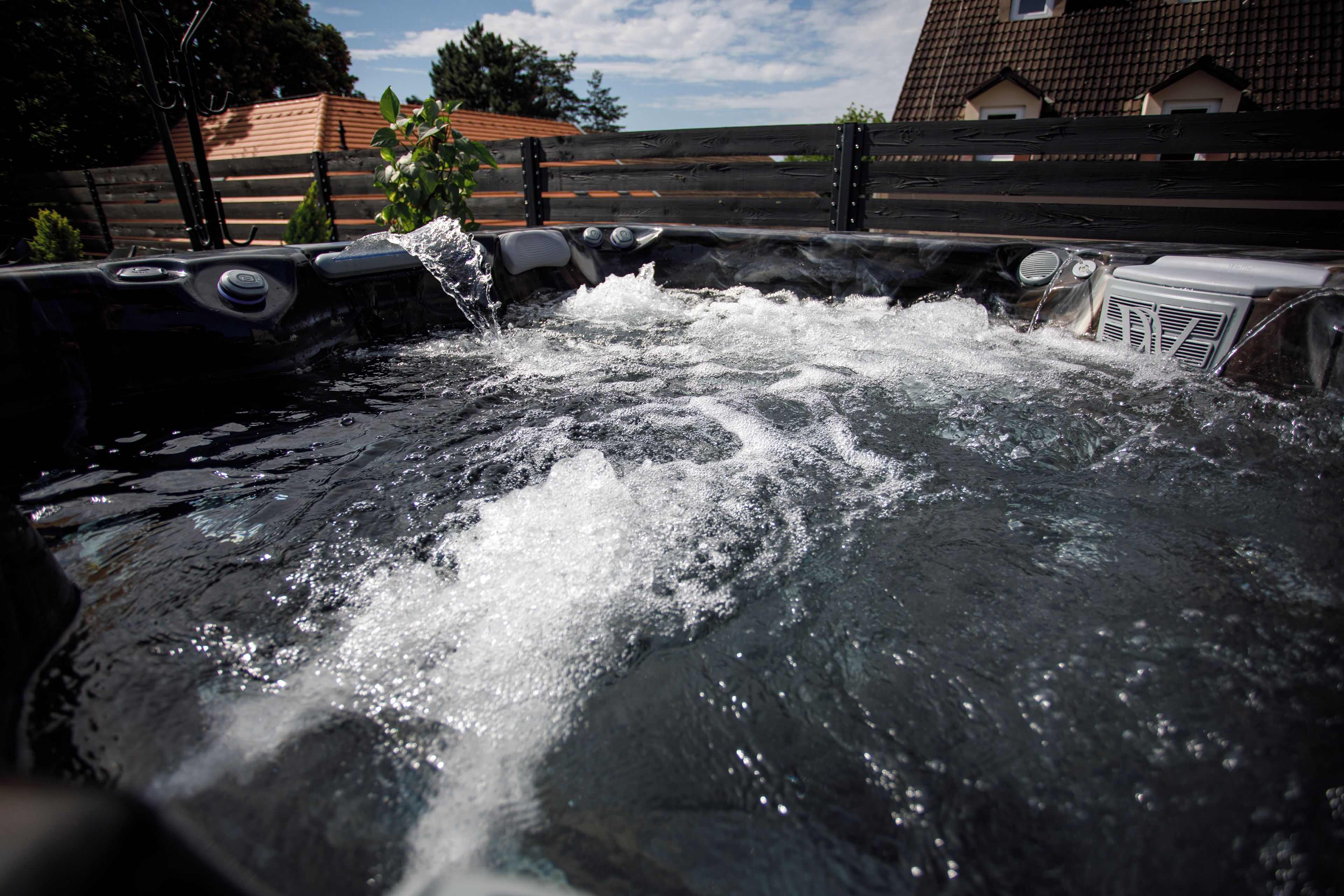 Bathtub spa outdoor