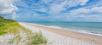 Beach Bungalow w/ Private Beach Access   1 BD, 2 BA, Dogs Welcome, Quiet