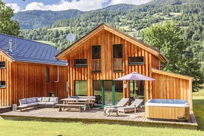 Terrace/patio - Chalet # 62a with 4 Bedrooms, IR sauna & whirlpool (St. Georgen am Kreischberg)