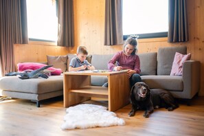 Fernseher, Kamin, DVD-Player