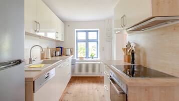 Kühlschrank, Ofen, Herdplatte, Geschirrspüler