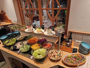 Daily buffet breakfast (EUR 15 per person)